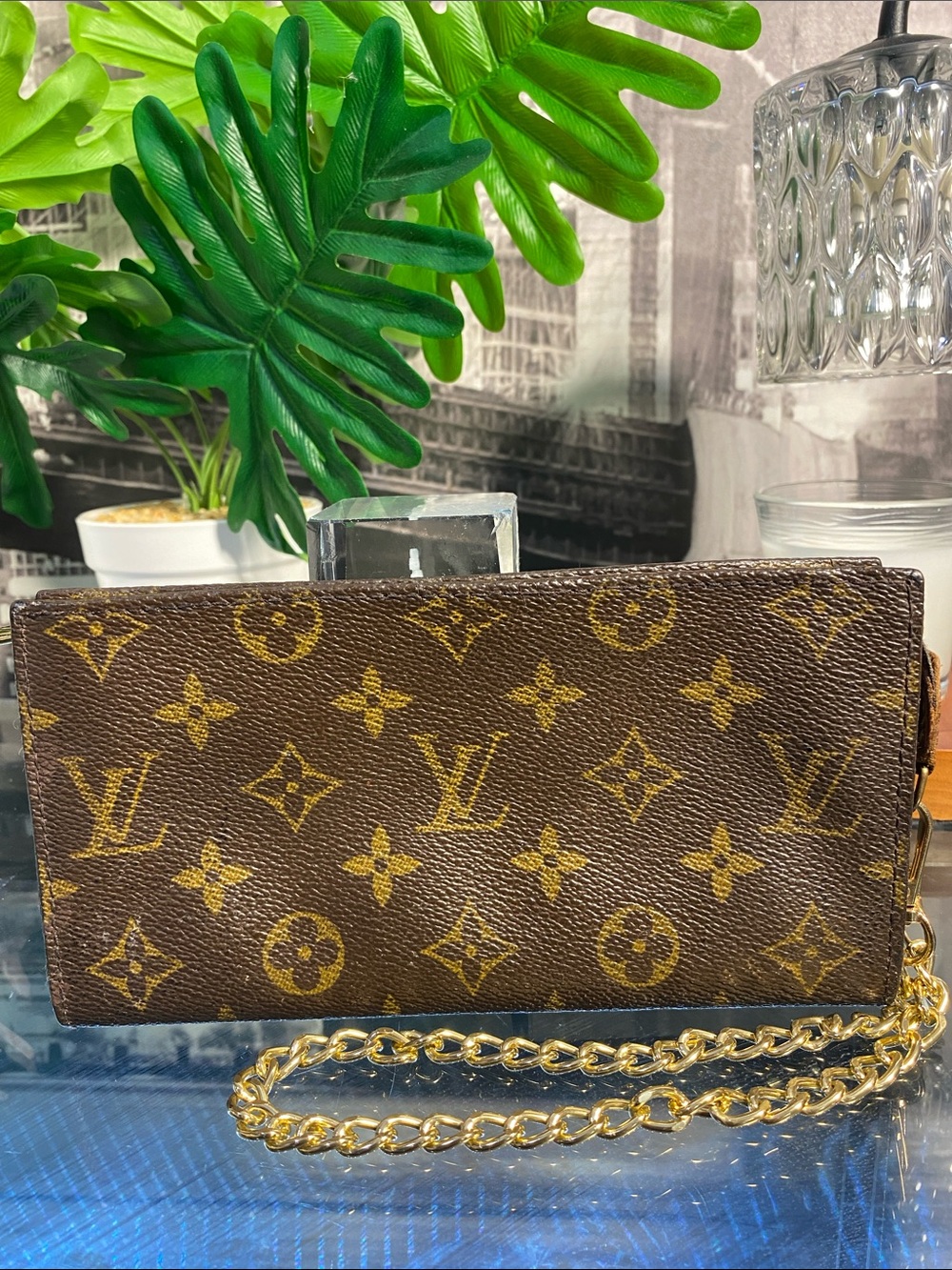 Authentic Louis Vuitton Monogram Cosmetic Accessories Pouch